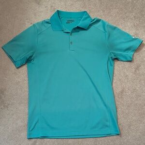 Men's Teal Nike Dri-Fit Polo Shirt